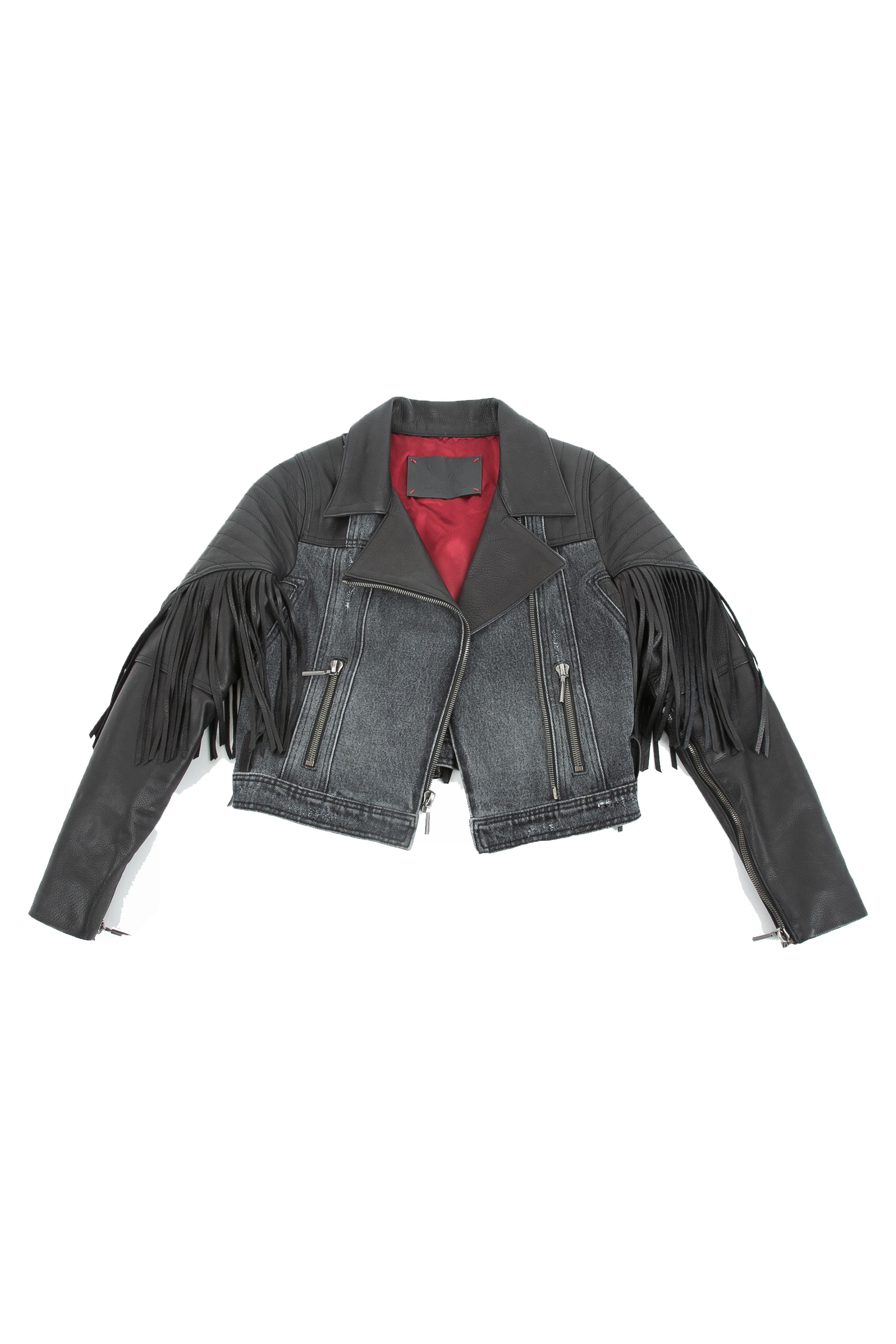 Front of La Matadora leather jacket
