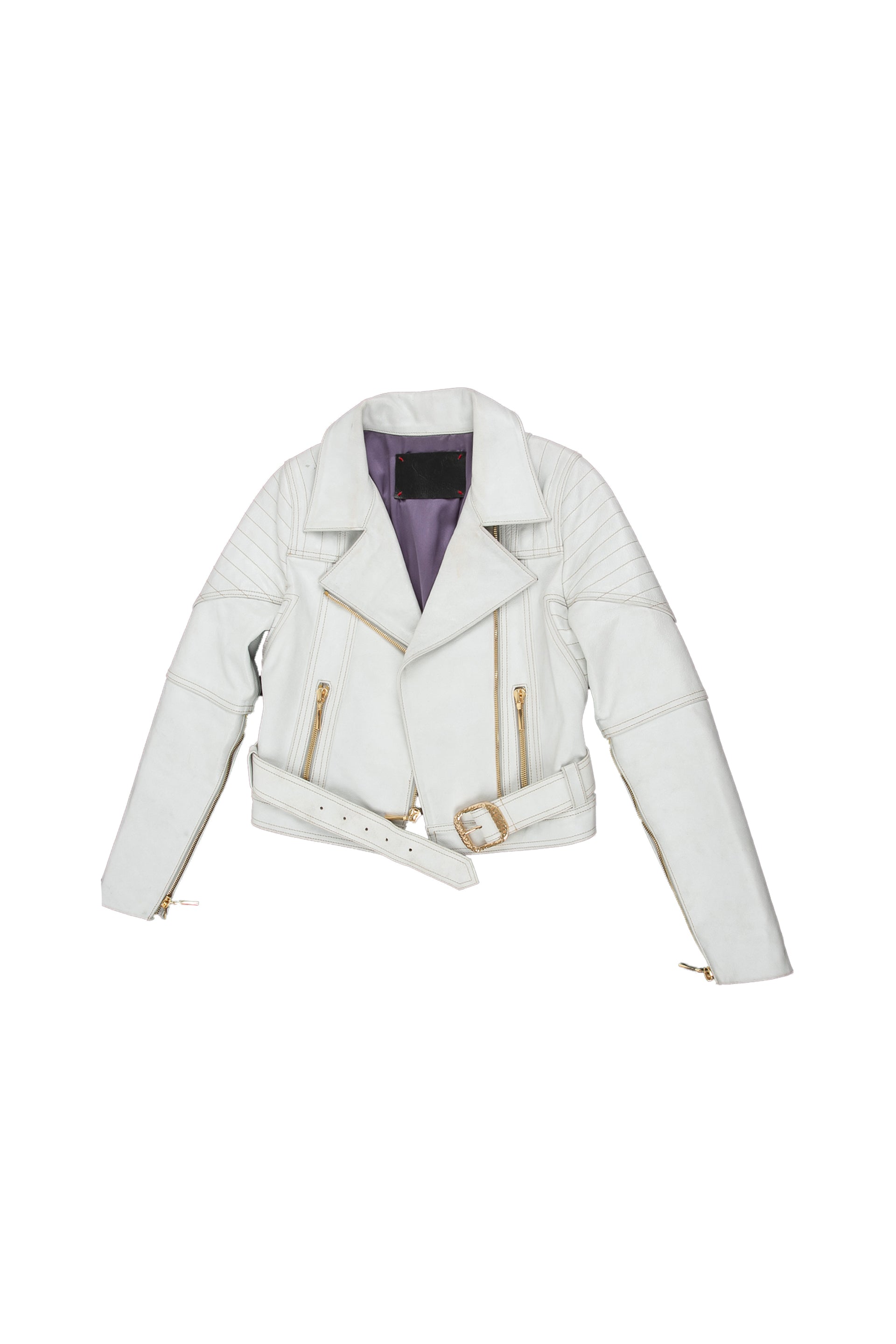 Front of Prince leather jacket