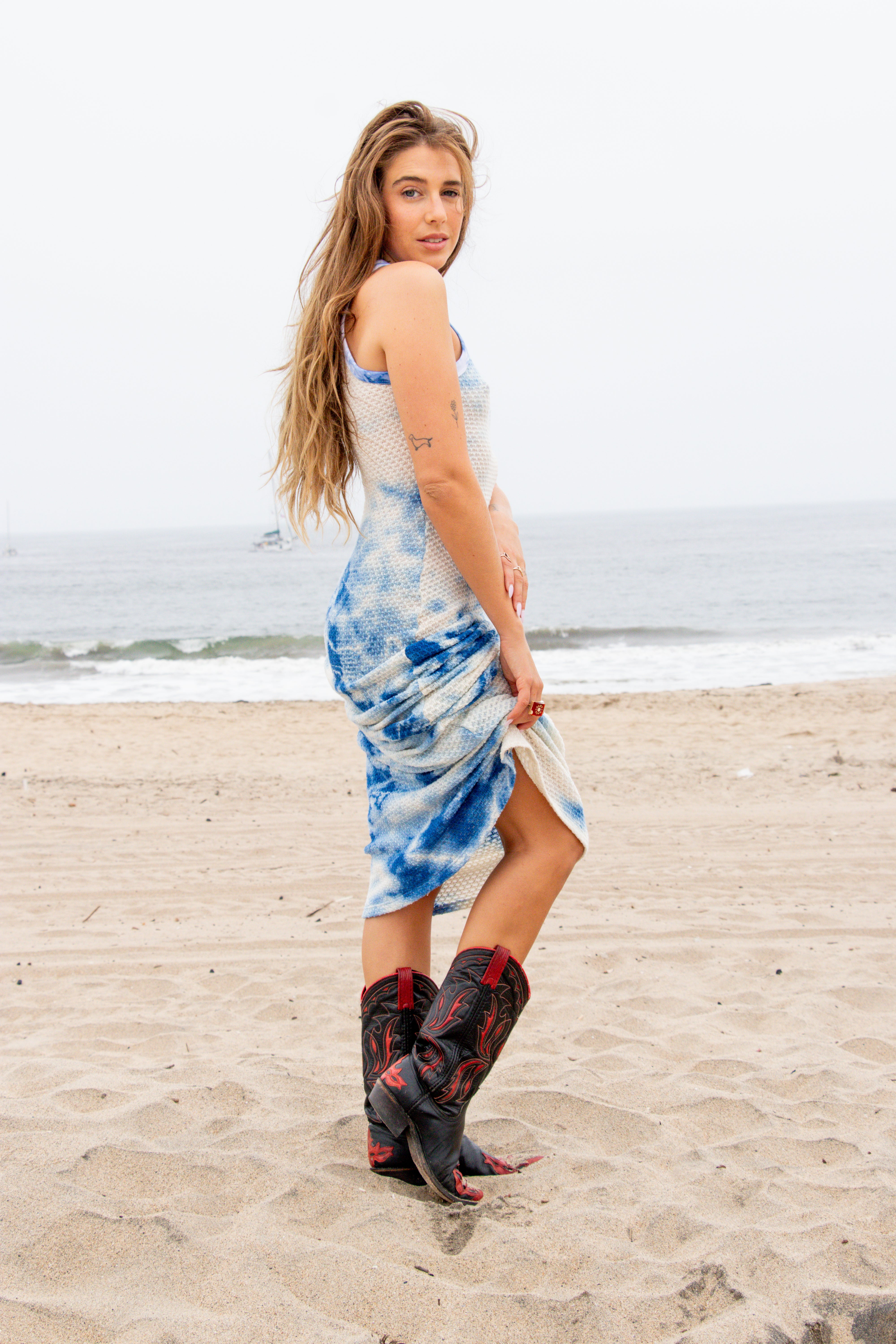 Pointelle Beach Dress Tie-Dye Pointelle Beach Dress Tie-Dye