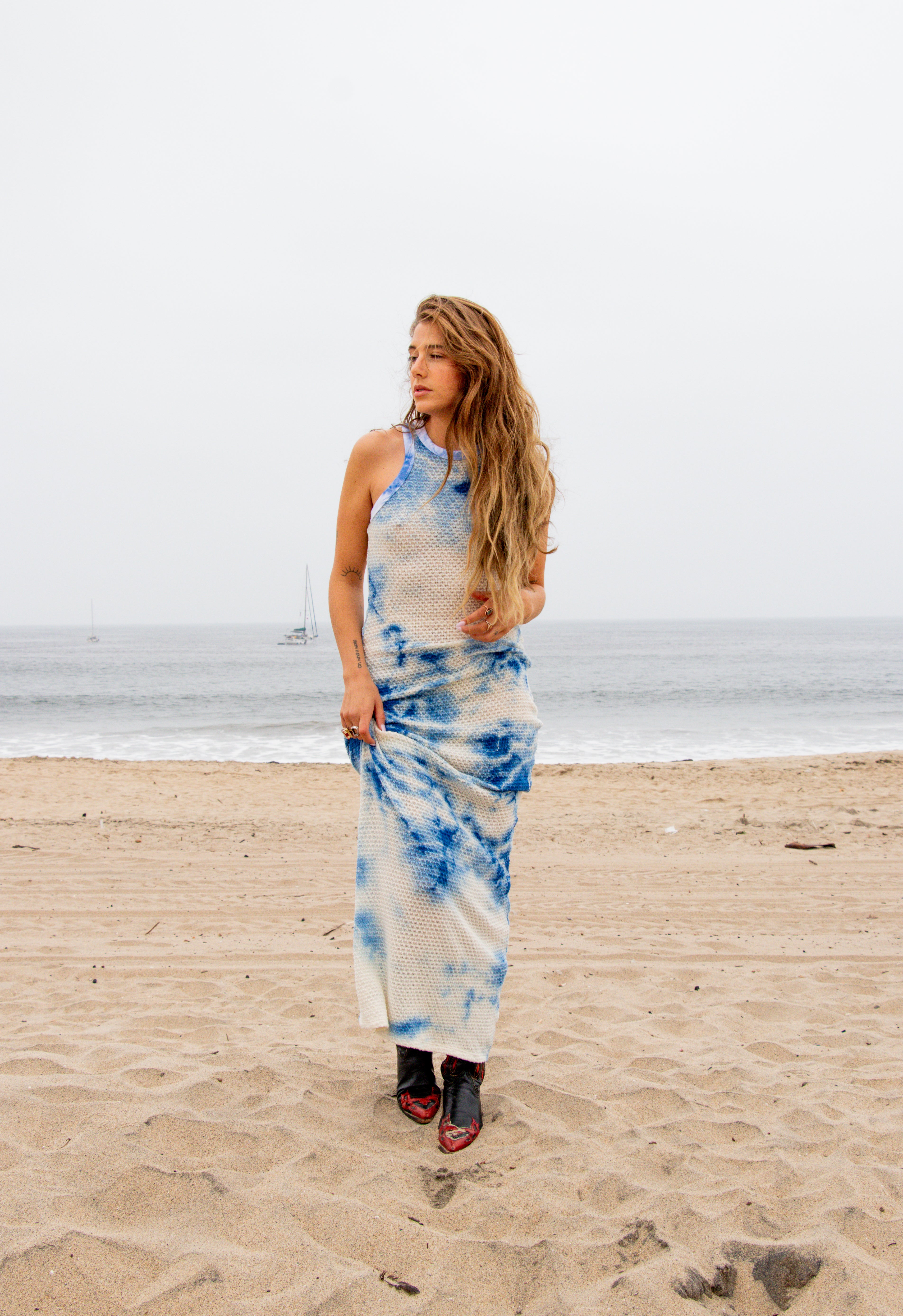 Pointelle Beach Dress Tie-Dye Pointelle Beach Dress Tie-Dye