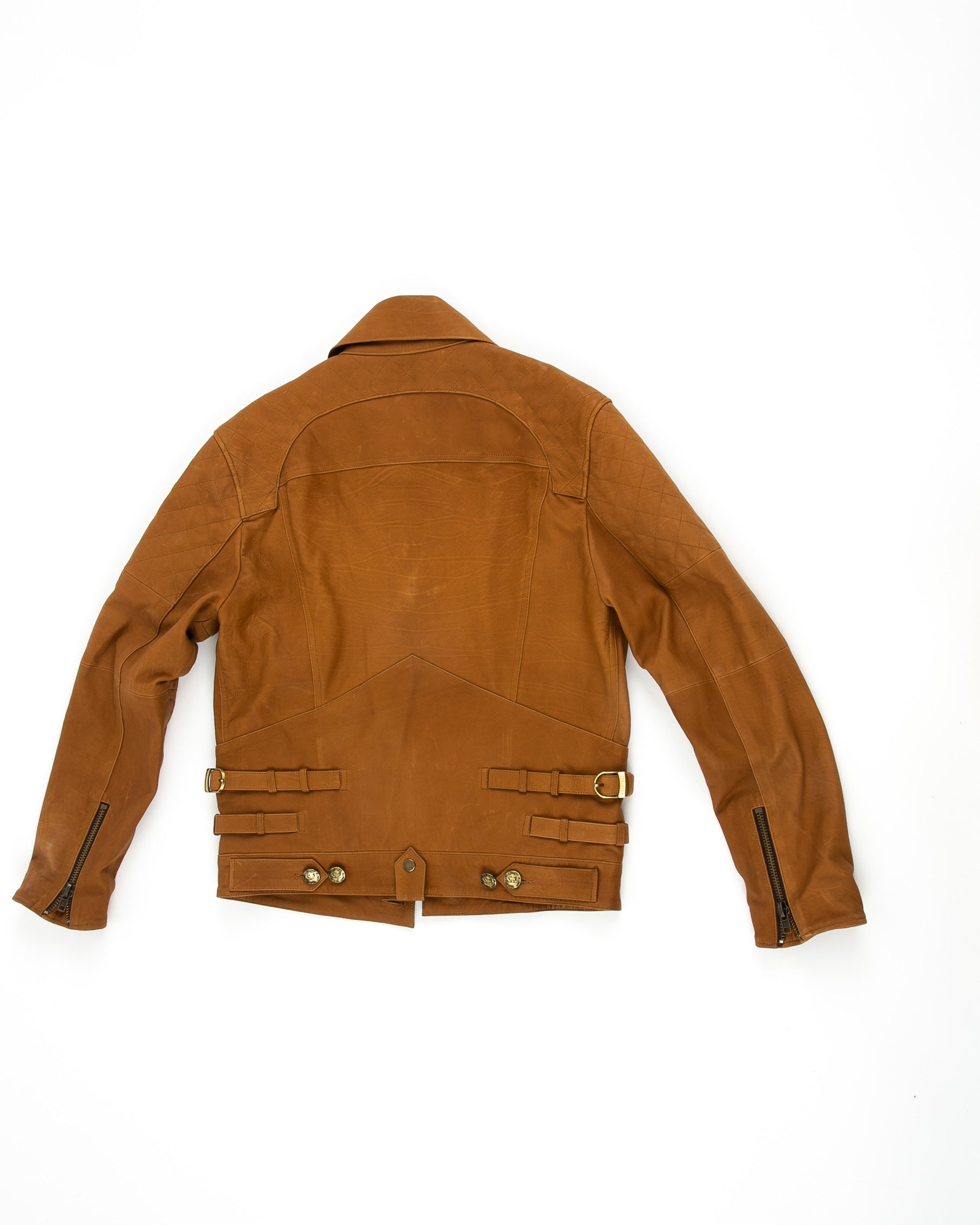 Backside of Cafe Leather jacket