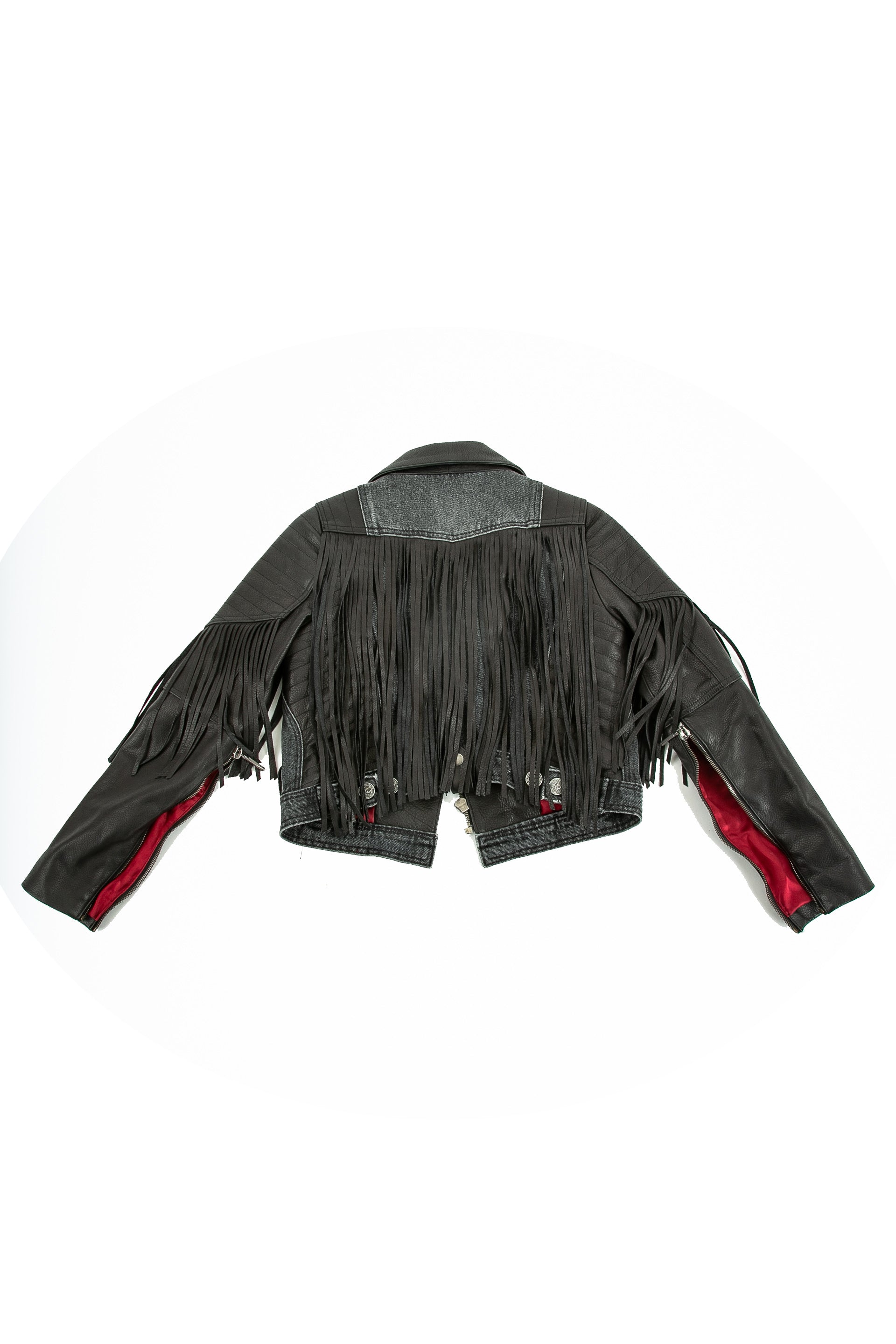 Back of La Matadora leather jacket