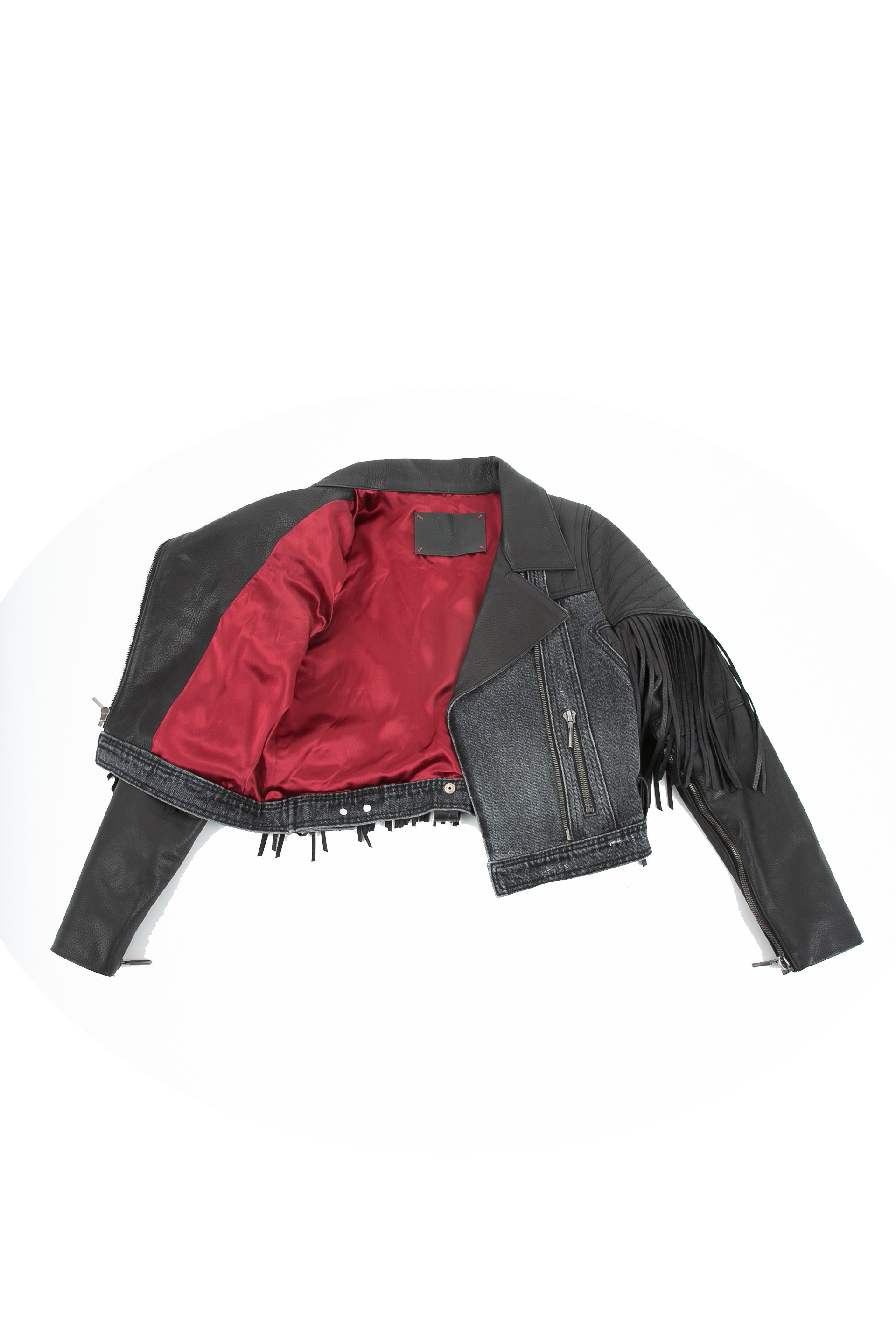 Inside of La Matadora leather jacket